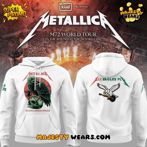 Philadelphia Eagles MTLC Pennsylvania Concert White Hoodie