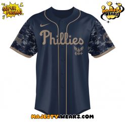 Philadelphia Phillies Armed Forces Day 2025 Baseball Jersey