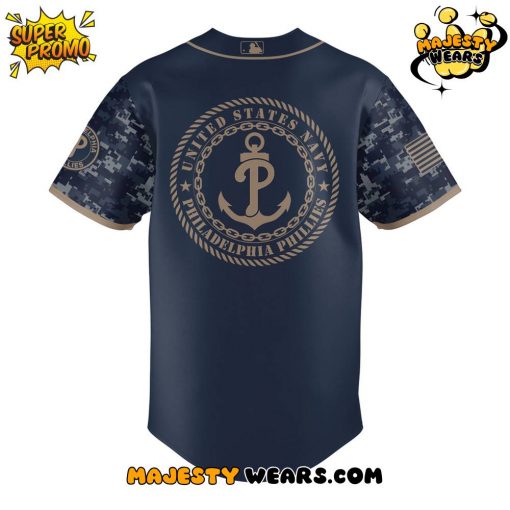 Philadelphia Phillies Armed Forces Day 2025 Baseball Jersey