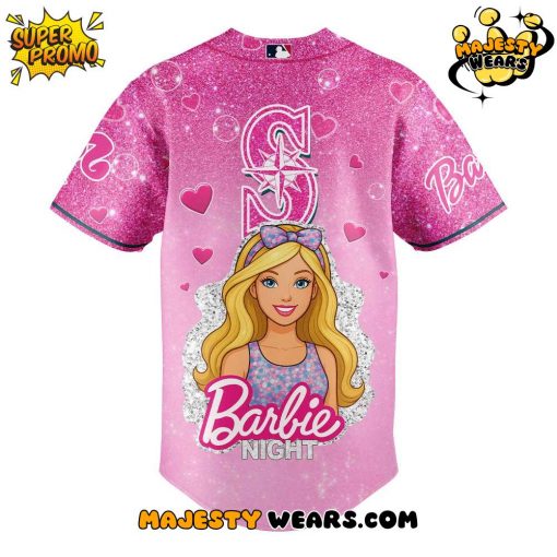 Seattle Mariners x Barbie Night 2025 Jersey