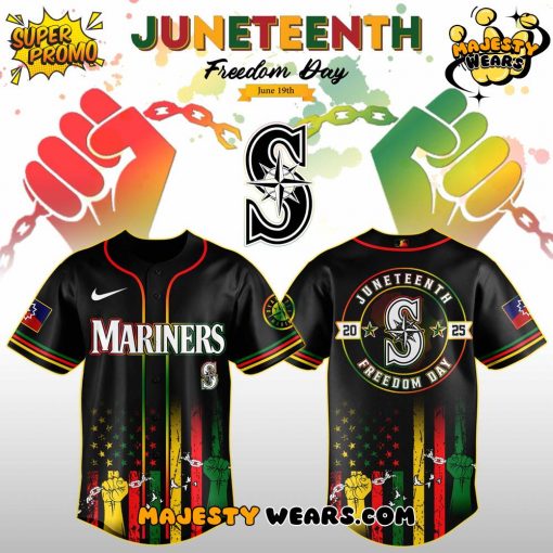 Seattle Mariners x Juneteenth Freedom Day 2025 Jersey