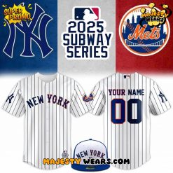 Yankees x Mets 2025 Subway Series Custom Jersey