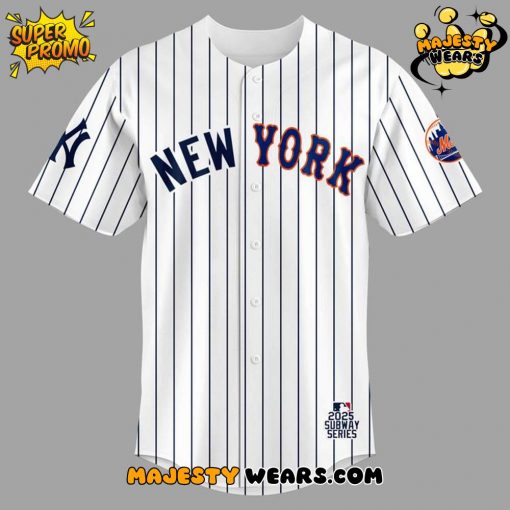 Yankees x Mets 2025 Subway Series Custom Jersey