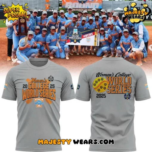 Tennessee Lady Volunteers 2025 Women’s College World Series Cut Off T-shirt