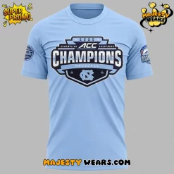 North Carolina Tar Heels 2025 ACC Baseball Champions T-shirt