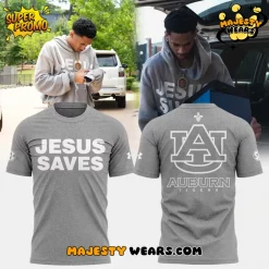 Auburn Tigers JESUS SAVES Special Edition T-shirt