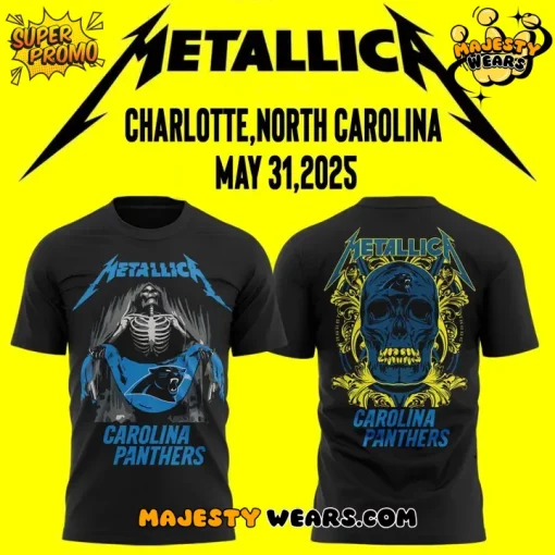 Carolina Panthers x Metallica M72 Tour Shirt
