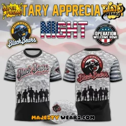 West Virginia Black Bears x Military 2025 T-shirt