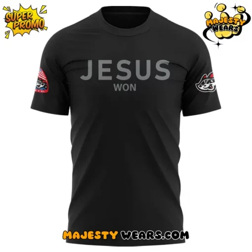 Rocket City Trash Pandas x Jesus Won 2025 T-Shirt