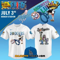 Los Angeles Dodgers x 2025 ONE PIECE Night Jersey
