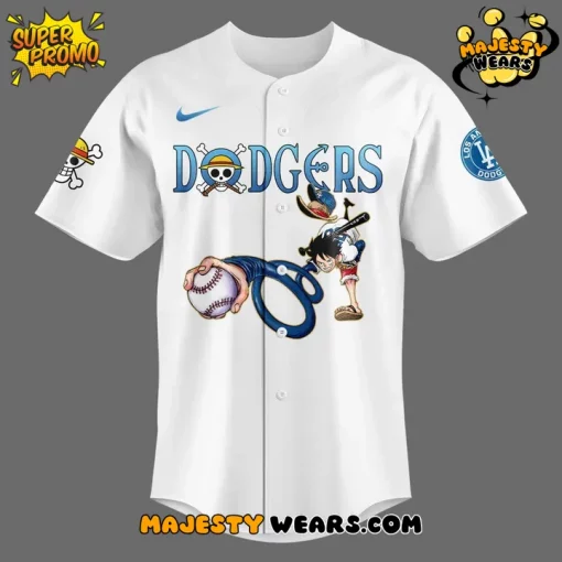 Los Angeles Dodgers x 2025 ONE PIECE Night Jersey