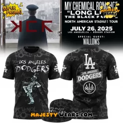 Los Angeles Dodgers x My Chemical Romance Concert 2025 Shirt