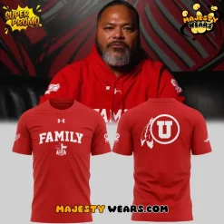 Utah Utes Family Old Logo Red T-shirt