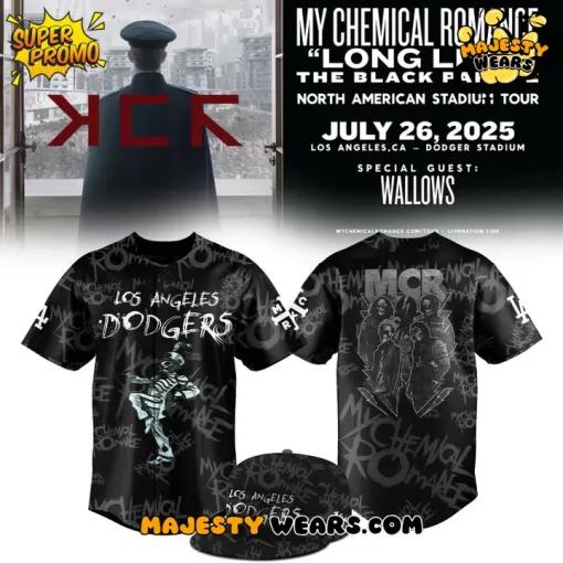 Los Angeles Dodgers x My Chemical Romance Concert 2025 Jersey