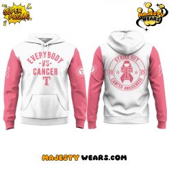 Texas Rangers Everybody & Cancer Awareness Day Hoodie