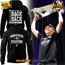 Minnesota Vs Everyone Back to Back Champs Hoodie