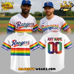 Texas Rangers x Happy Pride Month Limited Edition Jersey