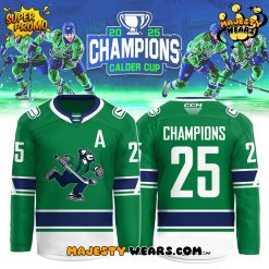 Abbotsford Canucks 2025 CCM AHL Champions Hockey Jersey