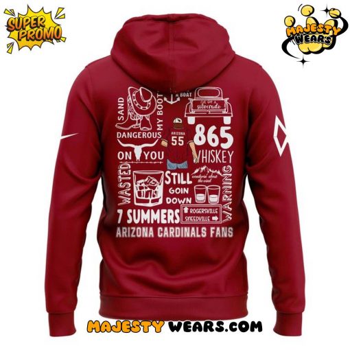 Arizona Cardinals x Morgan Wallen Im The Problem Tour 2025 Special Hoodie