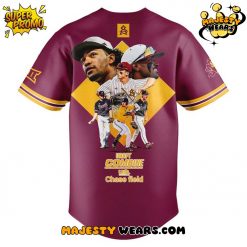 Arizona State Sun Devils x Draft Combine 2025 Red Baseball Jersey