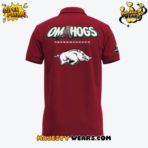 Arkansas Razorback Baseball Limited Edition 2025 Polo Shirt