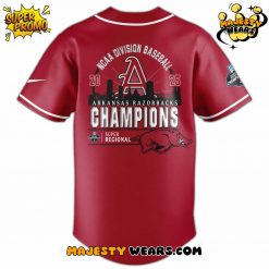 Arkansas Razorbacks 2025 Super Regionals Champions Jersey