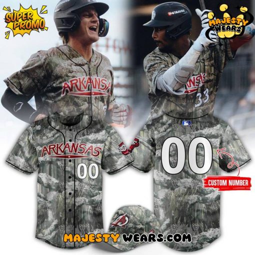Arkansas Travelers Special New 2025 Camo Jersey