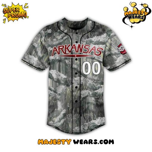 Arkansas Travelers Special New 2025 Camo Jersey