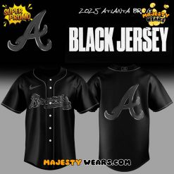 Atlanta Braves Back In Black Limited Edition Jersey