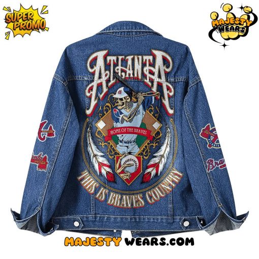 Atlanta Braves “HOME OF THE BRAVES” Denim Jacket