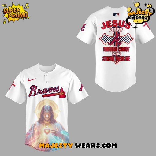 Atlanta Braves Jesus First Limited Edition Jersey
