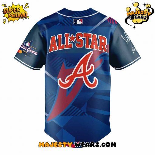 Atlanta Braves Peace up ATown Down Baseball Jersey