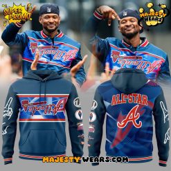 Atlanta Braves Peace up A-Town Down Hoodie