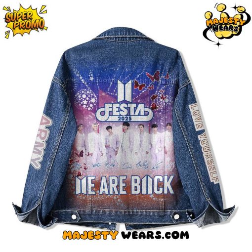 BTS “WE ARE BACK” Limited Edition Denim Jacket