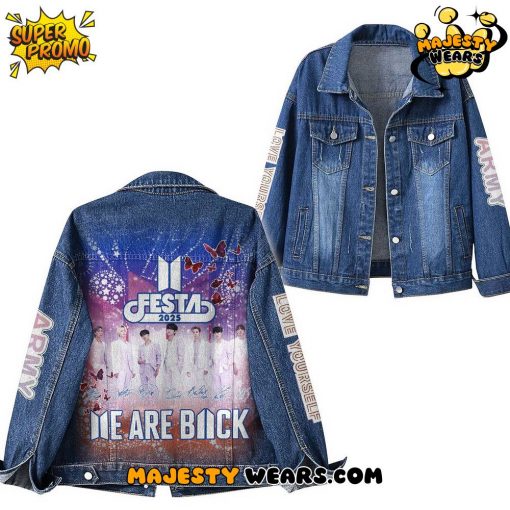 BTS “WE ARE BACK” Limited Edition Denim Jacket