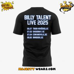 Billy Talent In Quebec Canada Tour 2025 Limited Edition Tee