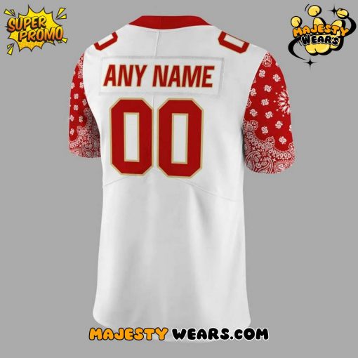 Boston College Eagles Red Bandana Uniform Football Jersey