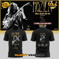 Boston Red Sox x Hozier Unreal Unearth Tour 2025 Limited Edition T-shirt