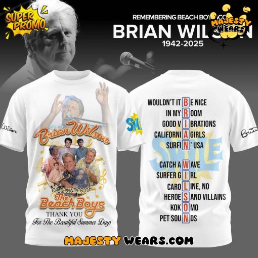 Brian Wilson 1942-2025 Limited Edition Shirt