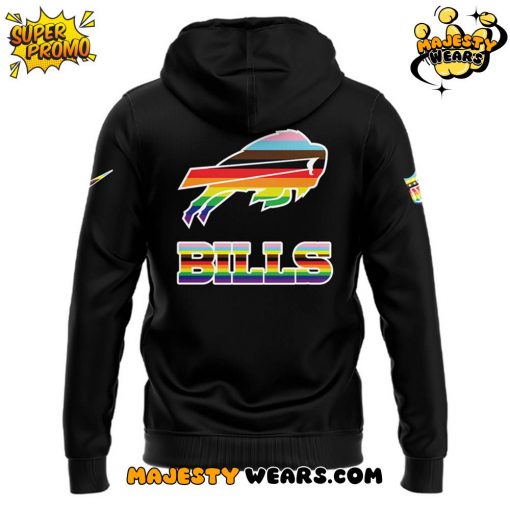Buffalo Bills x Pride Month Special Edition Black Hoodie
