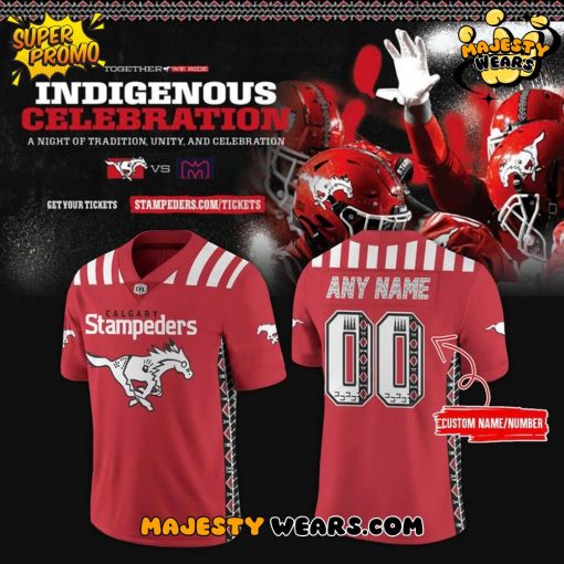 Calgary Stampeders x 2025 Indigenous Month Football Jersey