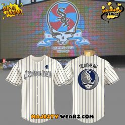 Chicago White Sox x Grateful Dead Tribute Night Stripes Baseball Jersey