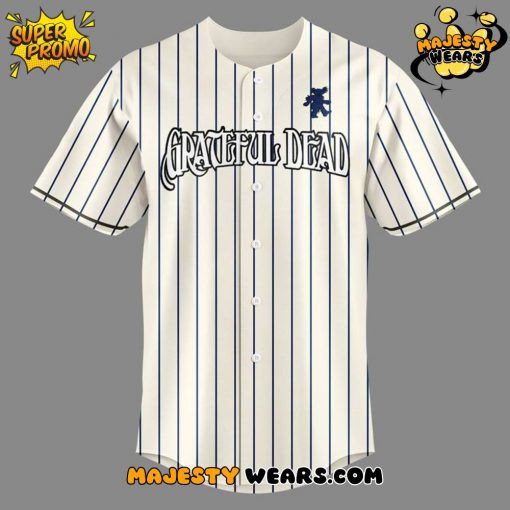 Chicago White Sox x Grateful Dead Tribute Night Stripes Baseball Jersey