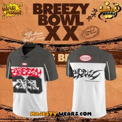 Chris Brown – Breezy Bowl 20 Patch Football Jersey
