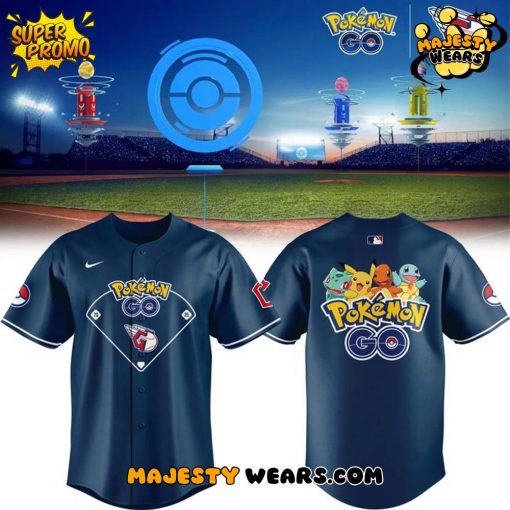 Cleveland Guardians x Pokémon GO Baseball Jersey