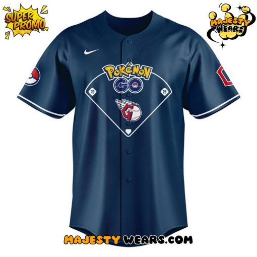 Cleveland Guardians x Pokémon GO Baseball Jersey