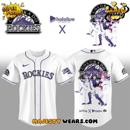 Colorado Rockies x Hololive Night Limited Edition Jersey