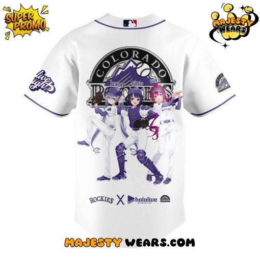 Colorado Rockies x Hololive Night Limited Edition Jersey