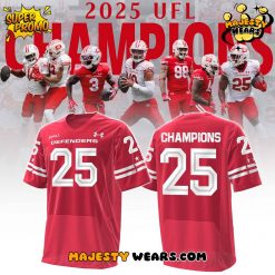 DC Defenders 2025 United Football League Special Red Football Jersey