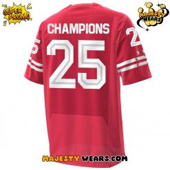 DC Defenders 2025 United Football League Special Red Football Jersey